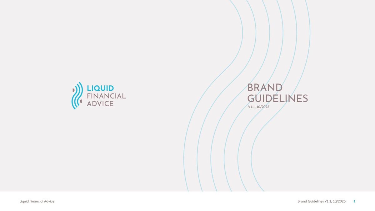 Liquid Financial Advice · referência visual